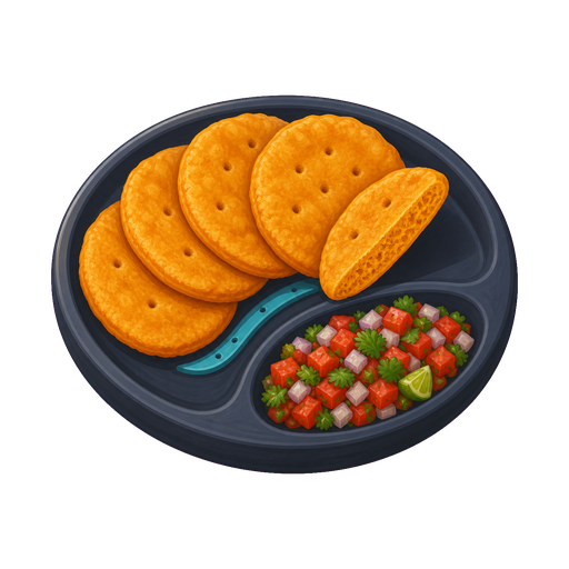 Chilean Pumpkin Sopaipillas & Pebre