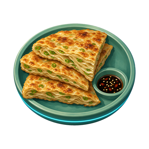 Chinese Cōng Yóu Bǐng Scallion Pancakes