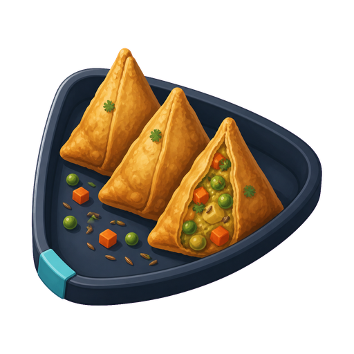 Curry Pea Samosas