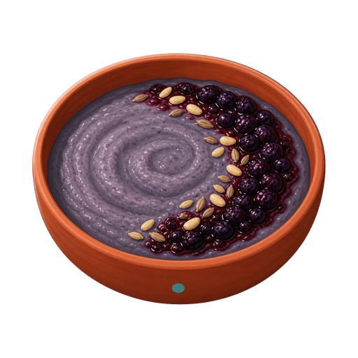 Diné Blue Corn Mush with Berries