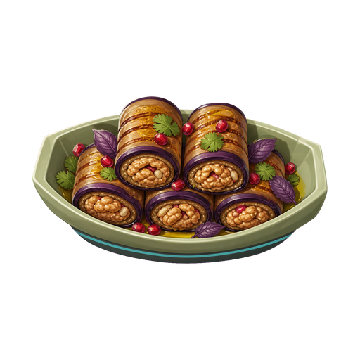 Georgian Walnut Eggplant Rolls