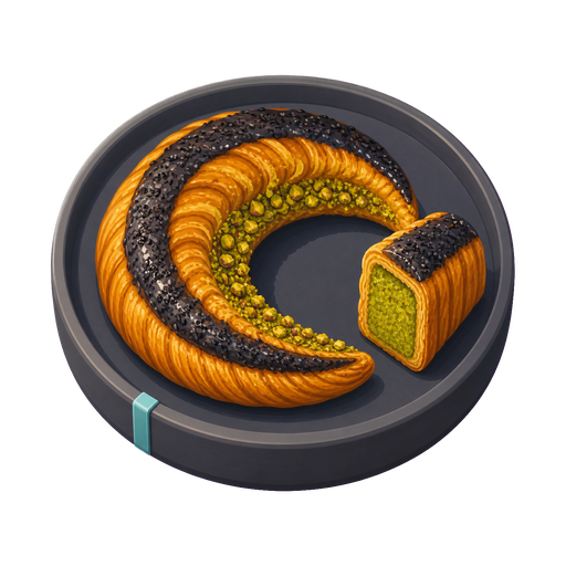 Glitterworld Lunar Crescent Pastry
