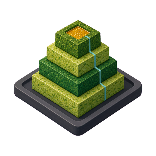 Glitterworld Terraced Paddy Cake