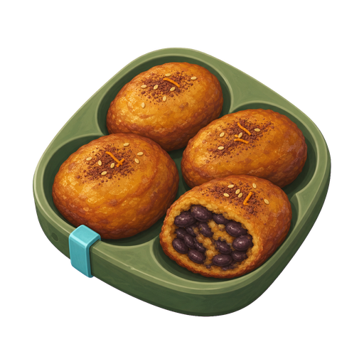 Guatemalan Black-Bean Rellenitos