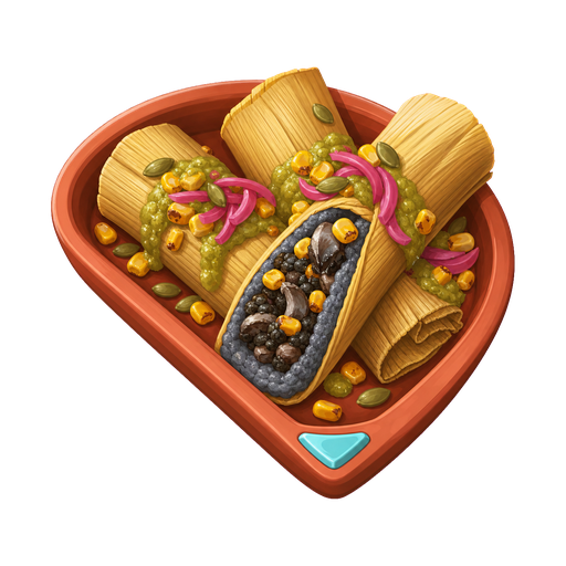 Huitlacoche Tamale Trio