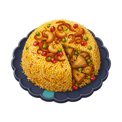 Jackfruit Biryani Dome