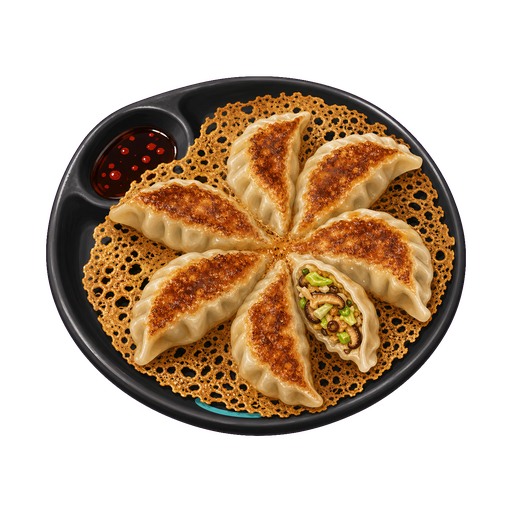 Japanese Shiitake-Cabbage Hane Gyoza