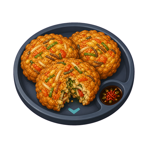 Korean Nokdu Bindaetteok