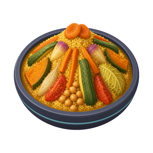 Moroccan Seven-Vegetable Couscous