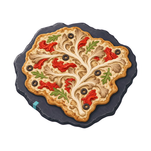 Mycelial Map Flatbread