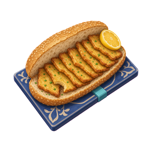 Palermitan Panelle Sandwich