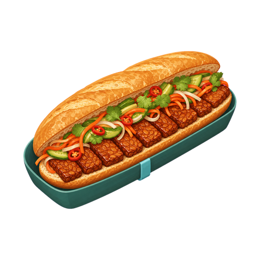 Pickled Tempeh Banh Mi
