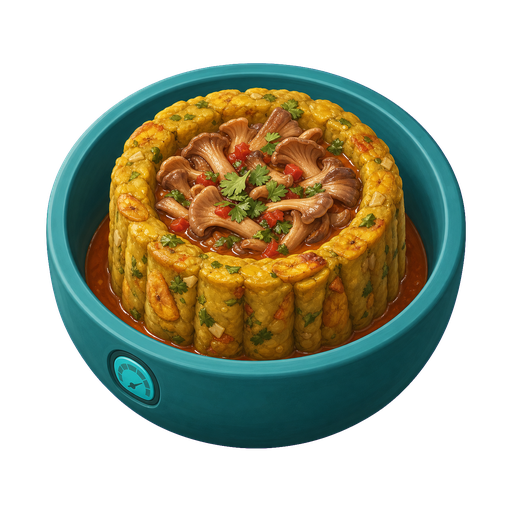 Puerto Rican Mushroom Mofongo