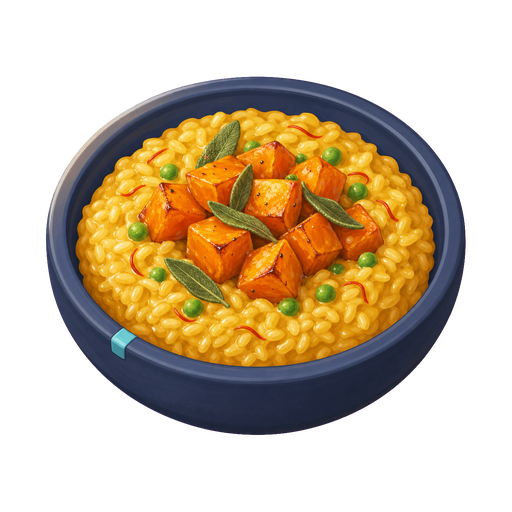 Saffron Squash Risotto