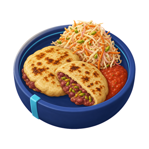 Salvadoran Bean-Loroco Pupusas