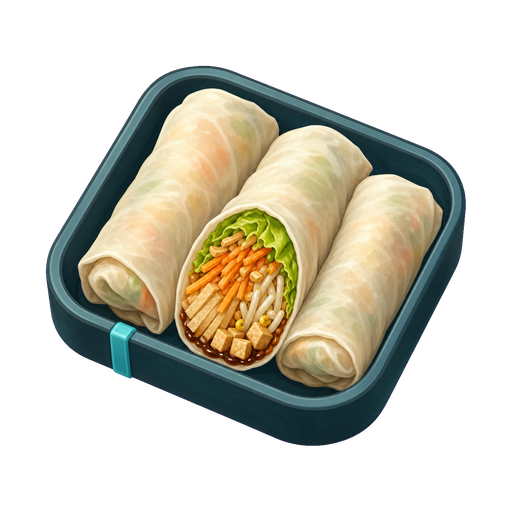 Singaporean Vegetable Popiah