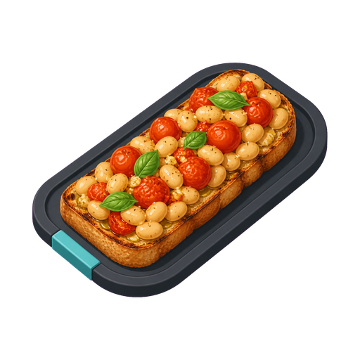Tuscan Tomato Bean Toast