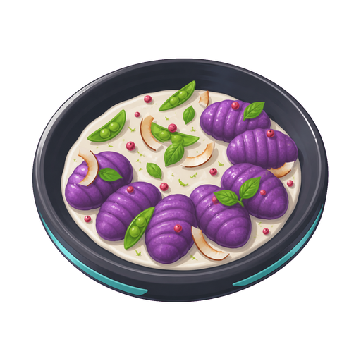 Ube Coconut Gnocchi