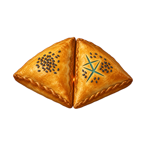 Uzbek Pumpkin Samsa Pair